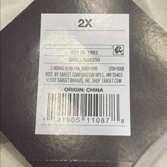 2X Womens Plus Size Short Sleeve Eyelet Blouse Cream - Ava Viv.   V Neck. NWT - Picture 5 of 7